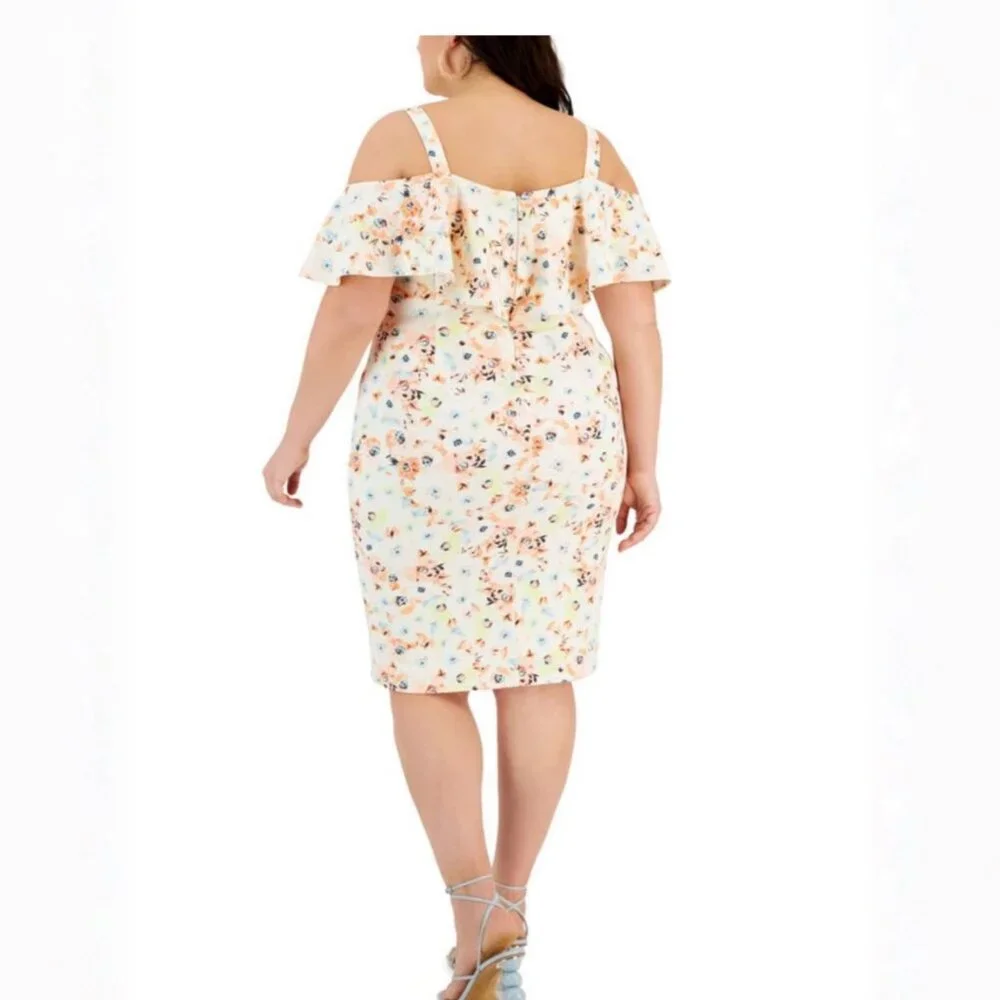 Rachel Rachel Roy Marcella off the shoulder Dress Size 20w - Picture 2 of 5